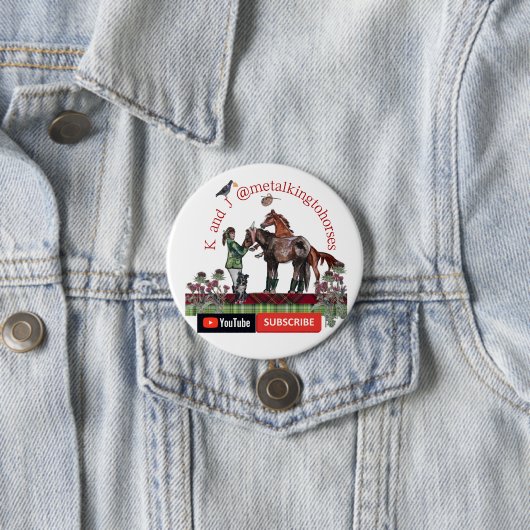 Thistlebrook Stables Riboon Ronde Button 7,6 Cm (In situ)