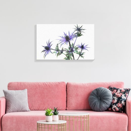 Thistles Canvas Afdruk (Insitu (Woonkamer))