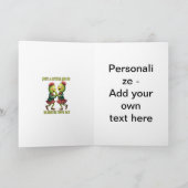 Thistles dragen Plaid slechts een beetje Wenskaart Feestdagen Kaart (Binnen)