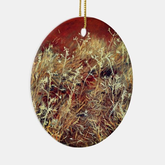 Thistles Elegance - Keramisch Ornament (Rechts)