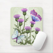 Thistles en Butterflies Muismat (Met muis)