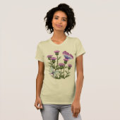 Thistles en Butterflies T-shirt (Voorkant volledig)