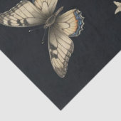 Thistles en Butterflies Tissue Paper Tissuepapier (Detail)