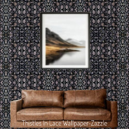 Thistles in kant behang