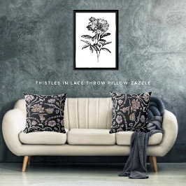 Thistles in kant kussen