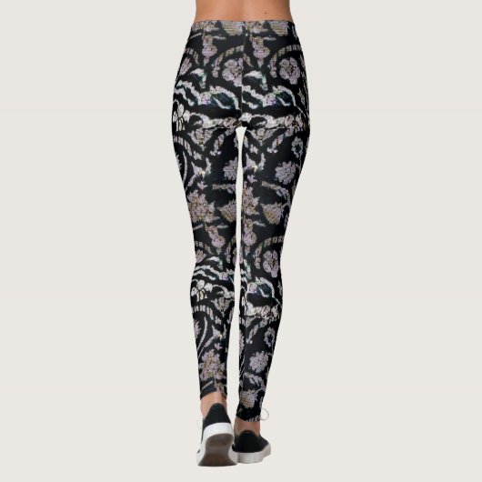 Thistles in kant leggings (Achterkant)