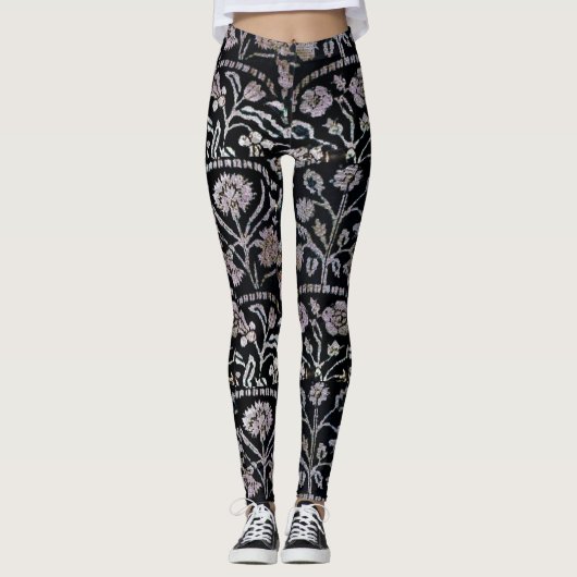 Thistles in kant leggings (Voorkant)