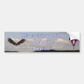 ThistruckworksforyouAmerica1_noribbons Bumpersticker (Voorkant)