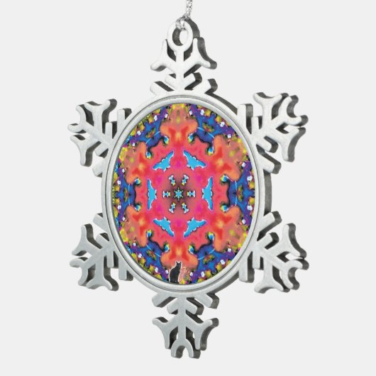 Thium Kaleidoscope Snowflake Ornament (Rechts)