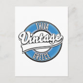 Thiva Griekenland  logo Briefkaart (Voorkant)
