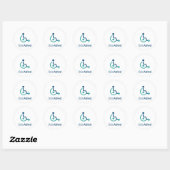 thizAbled-Sticker Ronde Sticker (Vel)