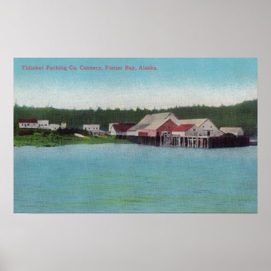 Thlinket Packing Co. Salmon Cannery Poster (Voorkant)