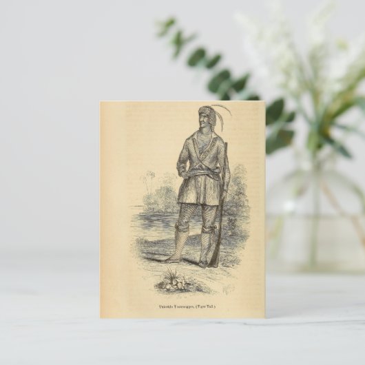 Thlocklo Tustenuggee Briefkaart (Staand voorkant)