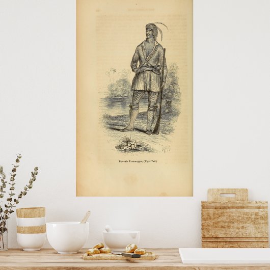 Thlocklo Tustenuggee Poster (Keuken)