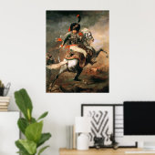 Thodore Gricault The Charging Chasseur Poster (Thuiskantoor)
