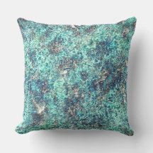 Thoek van draden of sponsachtig cyaan blauw en gri