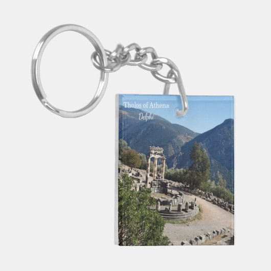 Tholos of Athena Delphi Greece Souvenir Keychain (Voorkant Links)