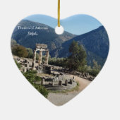 Tholos of Athena Delphi Greece Souvenir Ornament (Achterkant)