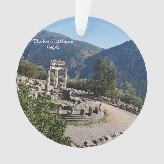 Tholos of Athena Delphi Greece Souvenir Ornament (voorkant)