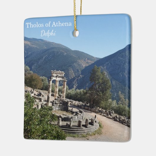 Tholos of Athena Delphi Greece Souvenir Ornament (Links)