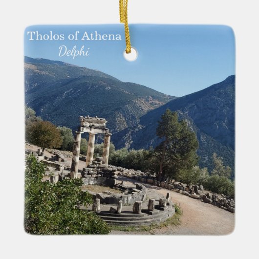 Tholos of Athena Delphi Greece Souvenir Ornament (Voorkant)