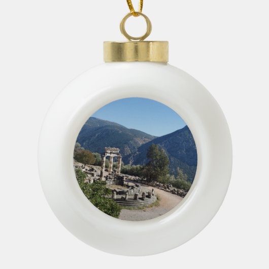 Tholos of Athena Delphi Greece Souvenir Ornament (Voorkant)