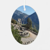 Tholos of Athena Delphi Greece Souvenir Ornament (Voorkant links)