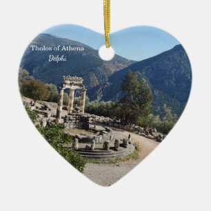 Tholos van Athena Delphi Griekenland Souvenir Orna Keramisch Ornament