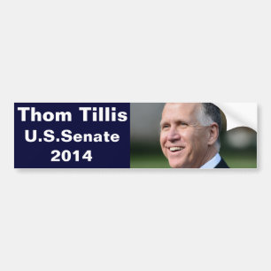 Thom Tillis voor de Amerikaanse Senaat Bumpersticker