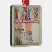 Thomas a Becket spreekt Metalen Ornament (Rechts)