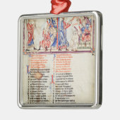 Thomas a Becket spreekt Metalen Ornament (Links)