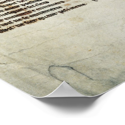 Thomas a Becket spreekt Poster (Hoek)