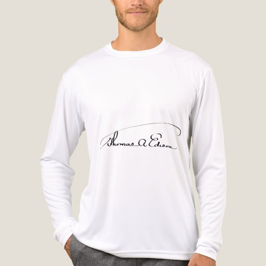 Thomas A Edison Tri-Blend Shirt (Voorkant volledig)