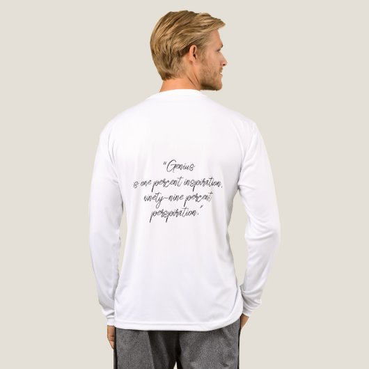 Thomas A Edison Tri-Blend Shirt (Achterkant)