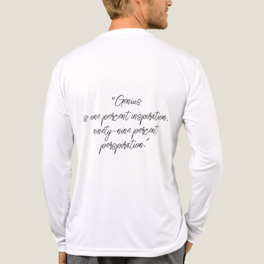 Thomas A Edison Tri-Blend Shirt (Achterkant)