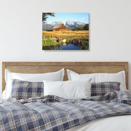 Thomas A. Moulton Barn Canvas Afdruk (Insitu (Slaapkamer))
