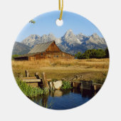 Thomas A. Moulton Barn Keramisch Ornament (Voorkant)