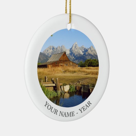 Thomas A. Moulton Barn Keramisch Ornament (Rechts)