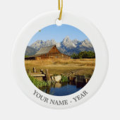 Thomas A. Moulton Barn Keramisch Ornament (Voorkant)