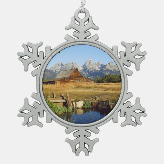 Thomas A. Moulton Barn Tin Sneeuwvlok Ornament (Voorkant)