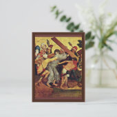 Thomas Altar fragment van de linkerbinnenste wings Briefkaart (Staand voorkant)