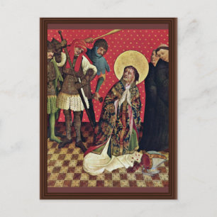 Thomas Altar fragment van het juiste buitenste win Briefkaart