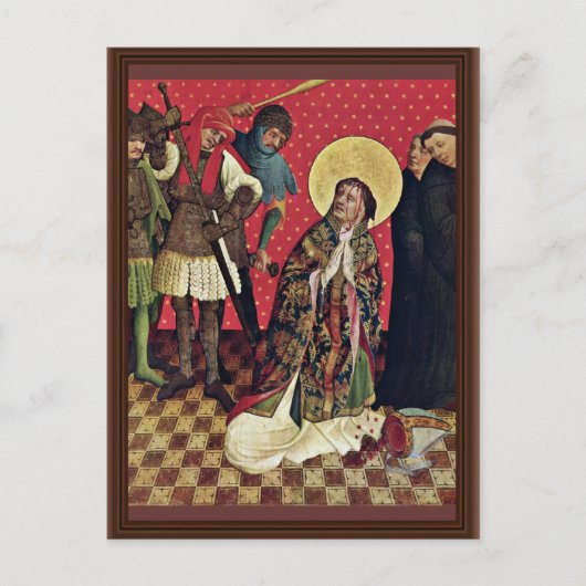 Thomas Altar fragment van het juiste buitenste win Briefkaart (Voorkant)