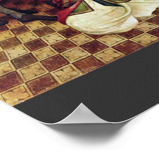 Thomas Altar fragment van het juiste buitenste win Poster (Hoek)