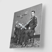 Thomas Alva Edison, 1878 Vierkante Klok (Hoek)