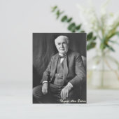 Thomas Alva Edison Briefkaart (Staand voorkant)