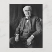 Thomas Alva Edison Portrait Briefkaart (Voorkant)