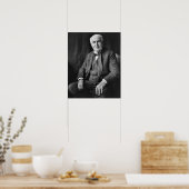 Thomas Alva Edison Portrait Poster (Keuken)