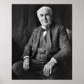 Thomas Alva Edison Portrait Poster (Voorkant)