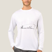 Thomas Alva Edison Tri-Blend Shirt (Voorkant volledig)